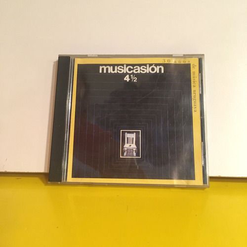 Cd De Musicasión 4 1/2. 30 Años De Música Uruguaya. Usado.