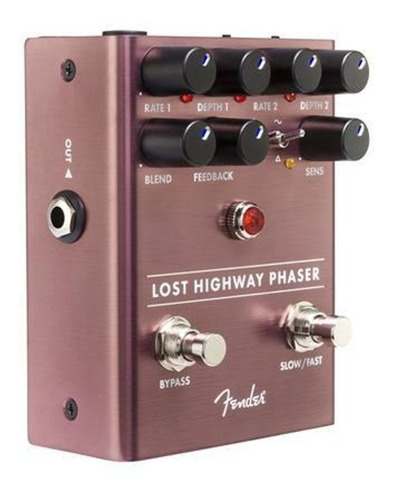 Pedal Efecto Fender Lost Highway Phaser Para Guitarra