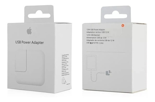 Cargador Original Apple 12w Para iPhone/iPod/iPad Md836ll/a
