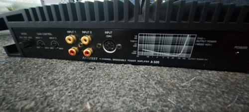 Amplificador Clarion Addzest A320 4x80 Fosgate School (Usado)