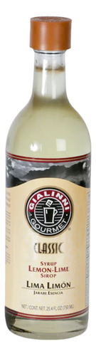 Jarabe Gialinni Clasico Para Bebidas Sabor Lima Limón