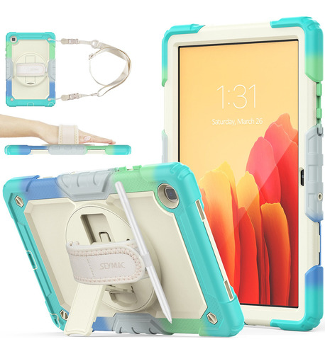 Seymac Funda Para Galaxy Tab A7 10.4 T500 T505 Con Función A