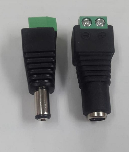 Imagen 2 de 6 de Conector Dc Macho Y Hembra Netmak Nm-sg52 Plug Alimentacion