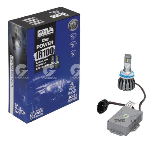 Kit Ironled Cree Led H11 12v Con Canbus Y Cooler X2