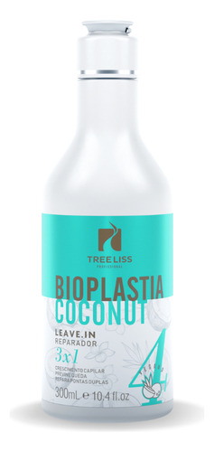 Finalizador Capilar Leave-in Vegano Coconut 300ml Tree Liss