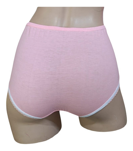 Panty Pantaleta Completa Algodón Paquete 2 Piezas Mujer 6052
