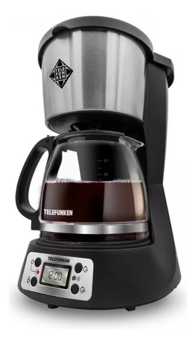 Cafetera Digital Programable Telefunken Venezia 1.5lts 12pc