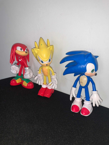 Lote Sonic The Hedgedog: Sonic + Knuckles + Super Sonic (Usado)