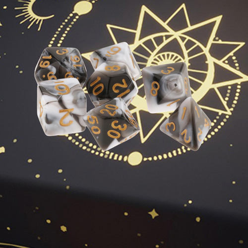 3 X 7 Piezas De Juegos De Mesa De Dados 017 017 Multi 017