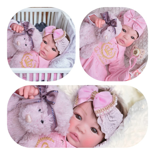 Bebe Reborn Menina Silicone Promoçao Princesa Boneca Poa 