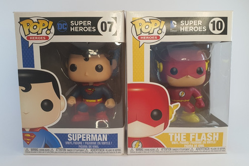 Funko Pop Superman & Flash Dc