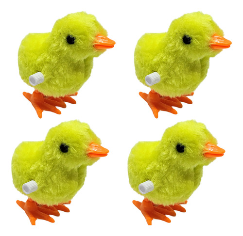 10 Pollitos Patitos Caminante Saltarines Para Bolsita Piñata