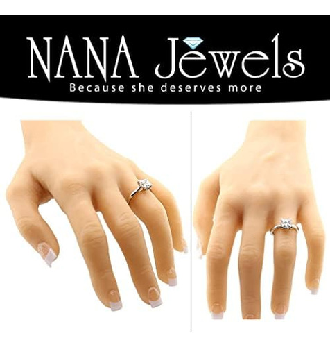 Nana Plata 7,00 Mm (2,00 Quilates) Corte Princesa Zirconia 5
