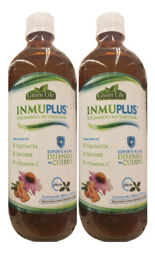 Equinacea+jengibre+vitamina C Pura Promo 2 Frascos
