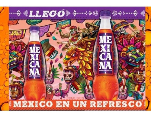 Refresco Mexicana 400ml Una Mezcla De Sabor!