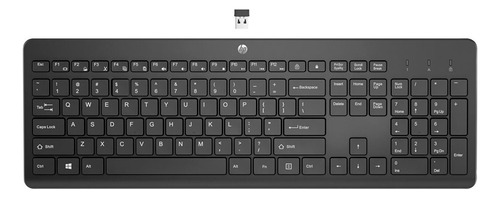 Teclado Hp 230 Wireless 3l1e7aa#abm Negro