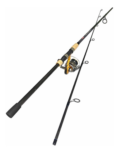 Combo Tech Caña Majestic 2,40m 2tr + Reel Blood 40 + Nylon