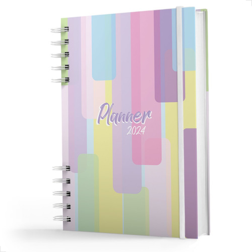 Planner Semanal E Mensal - Coleção Aqua