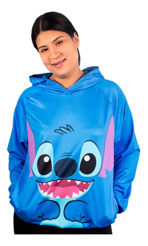 Sudadera Sublimada Stitch  Hoodie