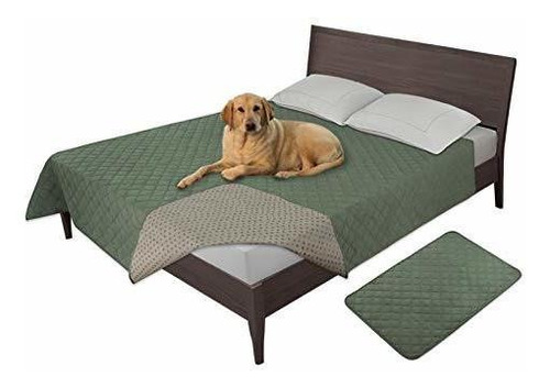 Funda De Cama Para Perro 100  Impermeable,  Ctor De Mue...