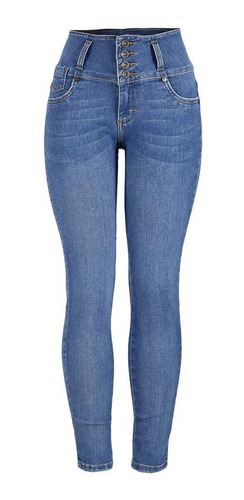 Jeans Casual Lee Mujer Skinny Pretina Alta H44