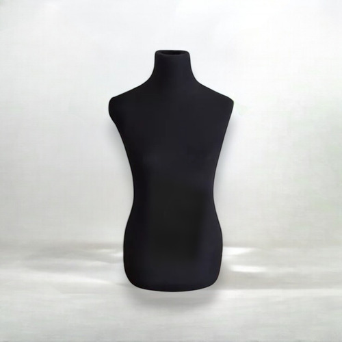 Maniqui Busto Forrado Talle 42 Al 48 Con Base Negro 46