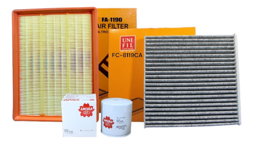 Kit Filtros Changan Alsvin 1.4 Tm Y 1.5 Dct Autom 2022-2024!