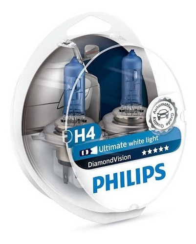 Imagen 1 de 1 de Lamparas Philips Diamond Vision H4 12v 60/55w Pack X2