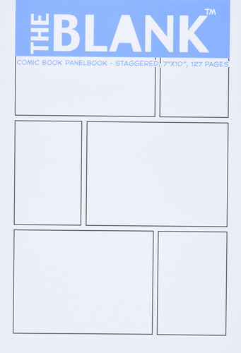 Libro: El Panel De Cómics En Blanco, Escalonado, 7 X 10, 1