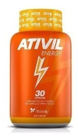 Ativil Energy - Cafeína 105mg - Fitoway 30 Cápsulas