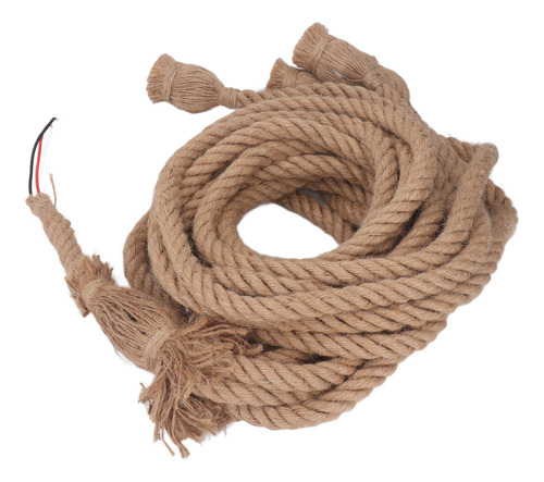 Cuerda De Cáñamo Vintage Con Colgante De 6 Cabezas, Cable E2