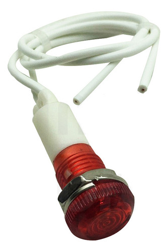 Sinaleiro Lâmpada Olho De Boi Vermelho 127v 110v 127/110