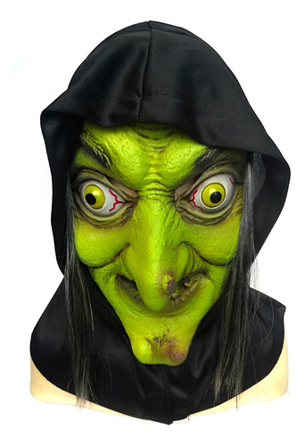 Máscara Bruja Calabaza Halloween Horror Decoración Fiesta
