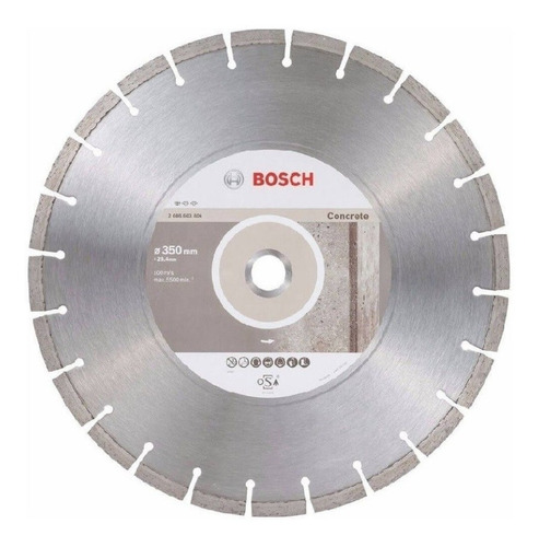 Disco Diamantado Para Concreto Bosch 350x20x25,4mm Maquifer 