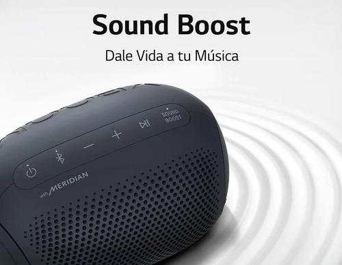 Bocina LG Xboom Go Pl2 Portátil Con Bluetooth Negra