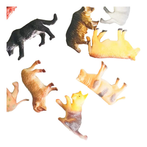 Figuras De Animales De Granja De 12 Uds., Juguetes De