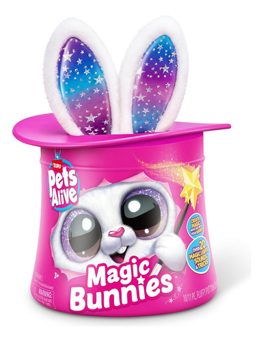 Pets Alive Magic Bunnies (pearl) De Zuru Peluche Electronico