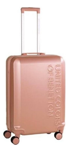 Maleta United Colors Of Benetton Maleta De Viaje Rosa Claro Lisa