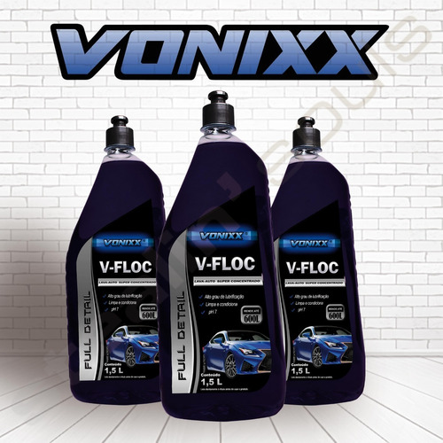 Vonixx | V-floc | Shampoo Concentrado | Ph Neutro | 1500ml