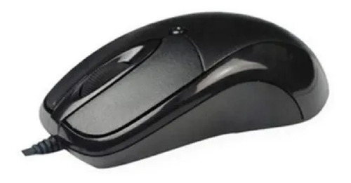 Mouse Óptico Ergonómico Uso Hogar Oficina Op-306a Con Cable