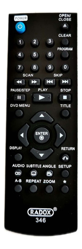 Control Remoto Radox 346 Compatible Dvd L G Incluye Baterias