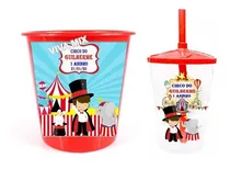 Comprar Lembrancinha Personalizada Copo 400ml + Balde De Pipoca 40un