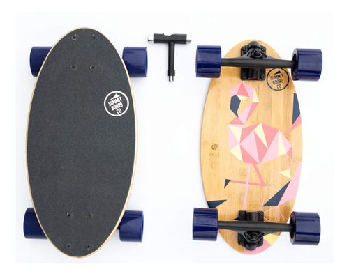 Tabla De Skate Corta Para Longboard Con Rodamientos De ...