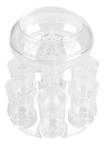 Dispensador De Vidrio Con Soporte For 6 Tragos S Cup For F