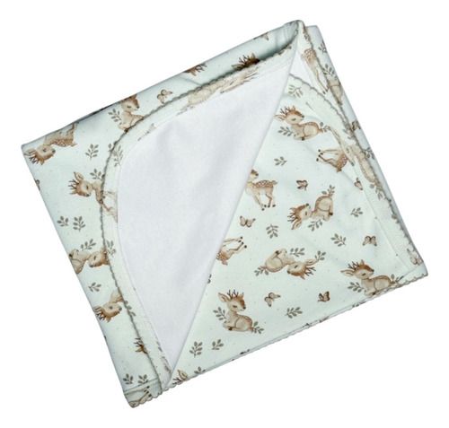 Manta Recibidora De Bebe 100% Algodon Premium Unisex Bambi