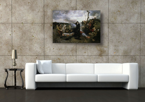 Cuadro Canvas Bastidor Doña Juana La Loca F Pradilla 80x117