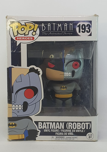 Funko Pop Batman Robot Animated Dc Comics (Usado)