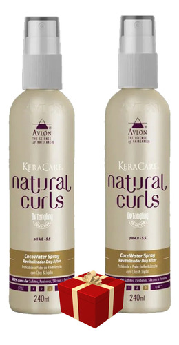 2 Avlon Keracare Natural Curls Cocowater Spray 240ml