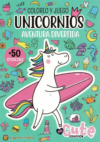 Colorear Unicornios Aventura Divertida Libro Para Niños 2660