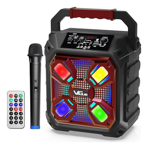 Máquina De Karaoke Para Niños, Vegue Portable Bluetooth Spea